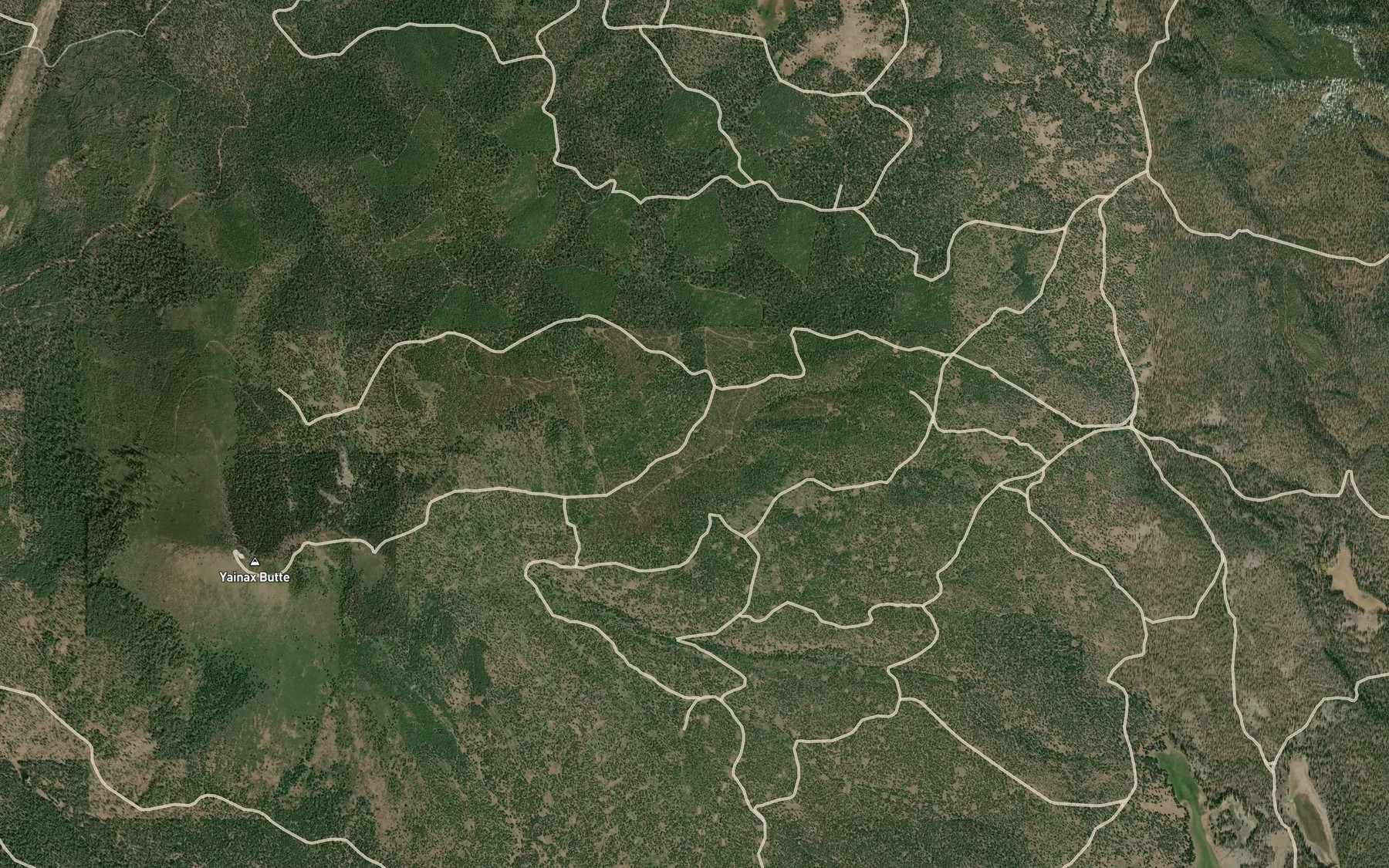 Satellite map of the Thimbleberry Spring