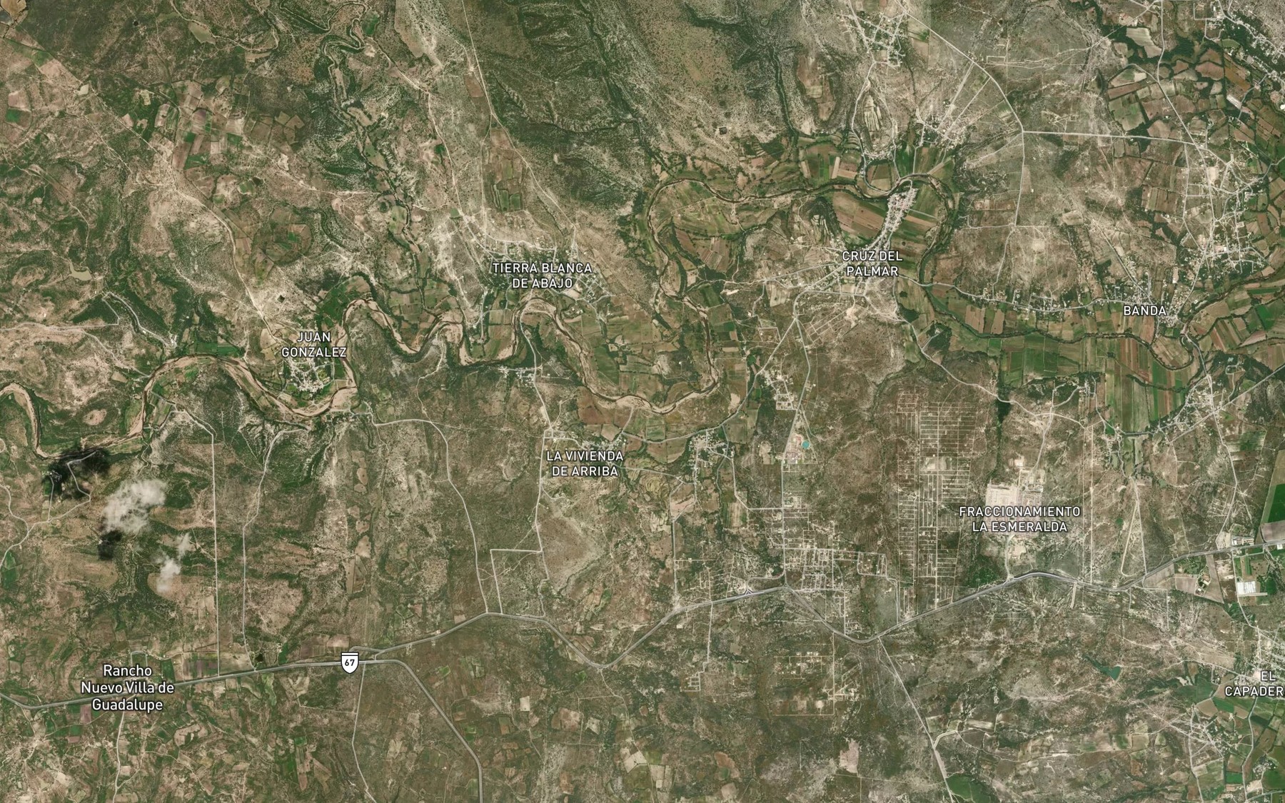 Satellite map of the San Juan