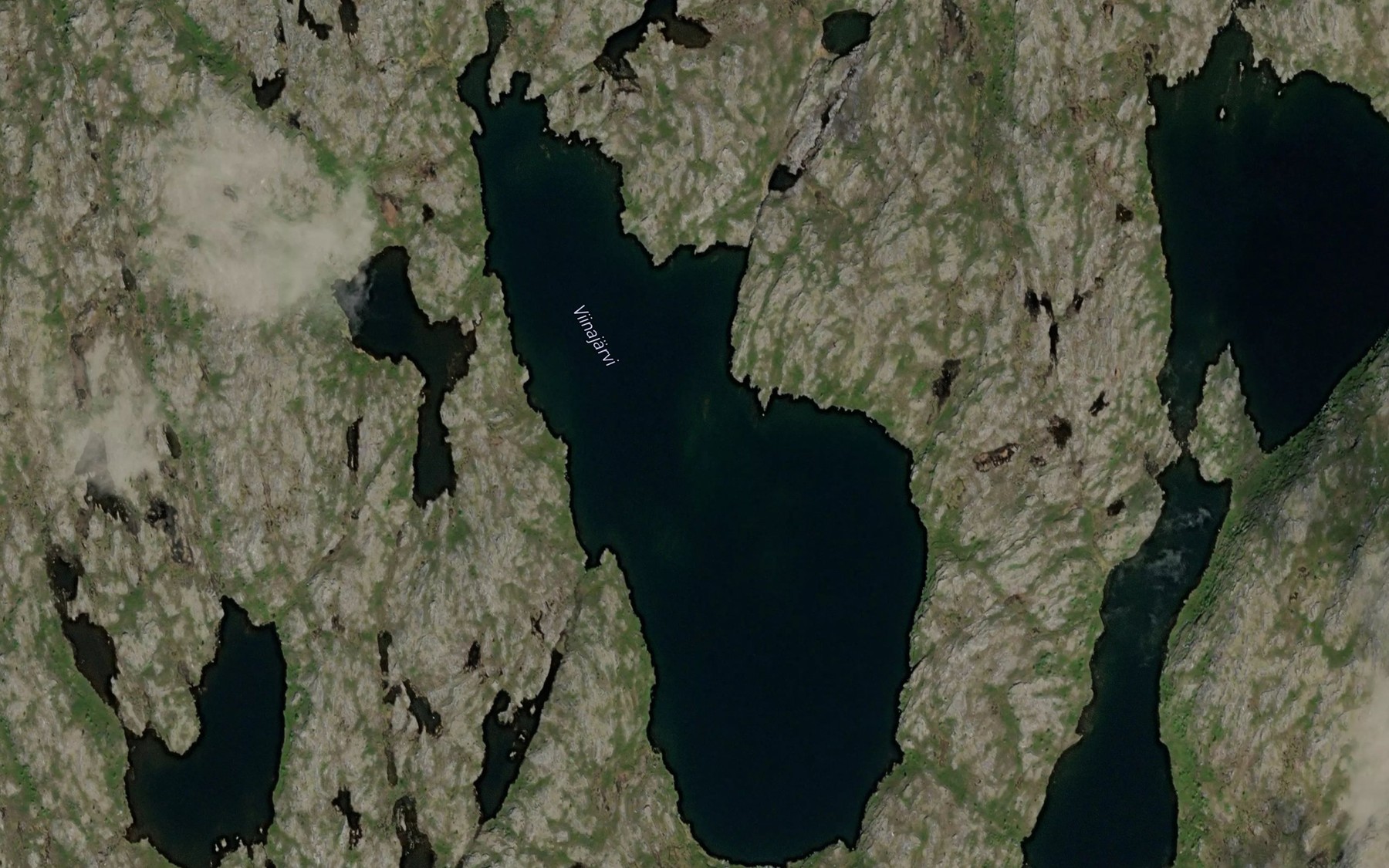 Satellite map of the Vinajaervi