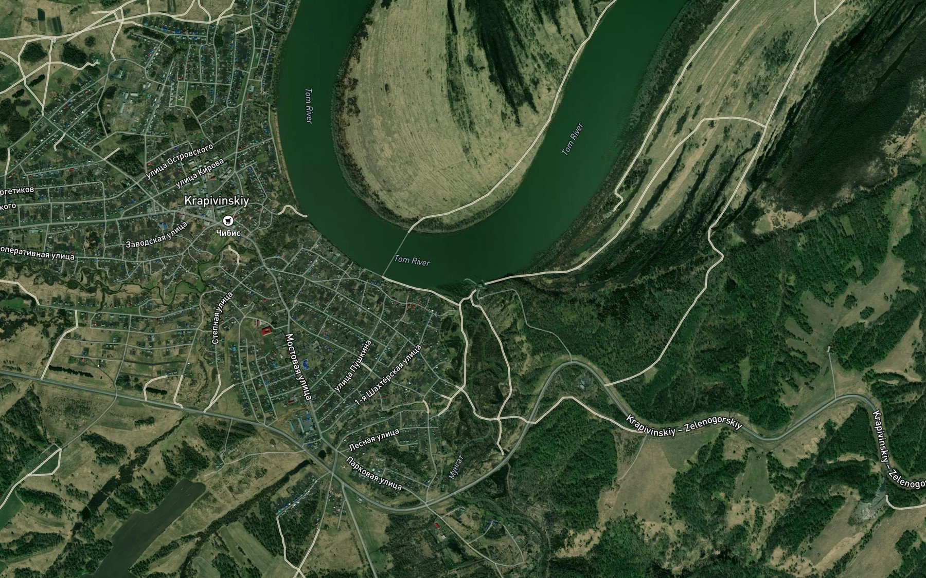 Satellite map of the Mungat