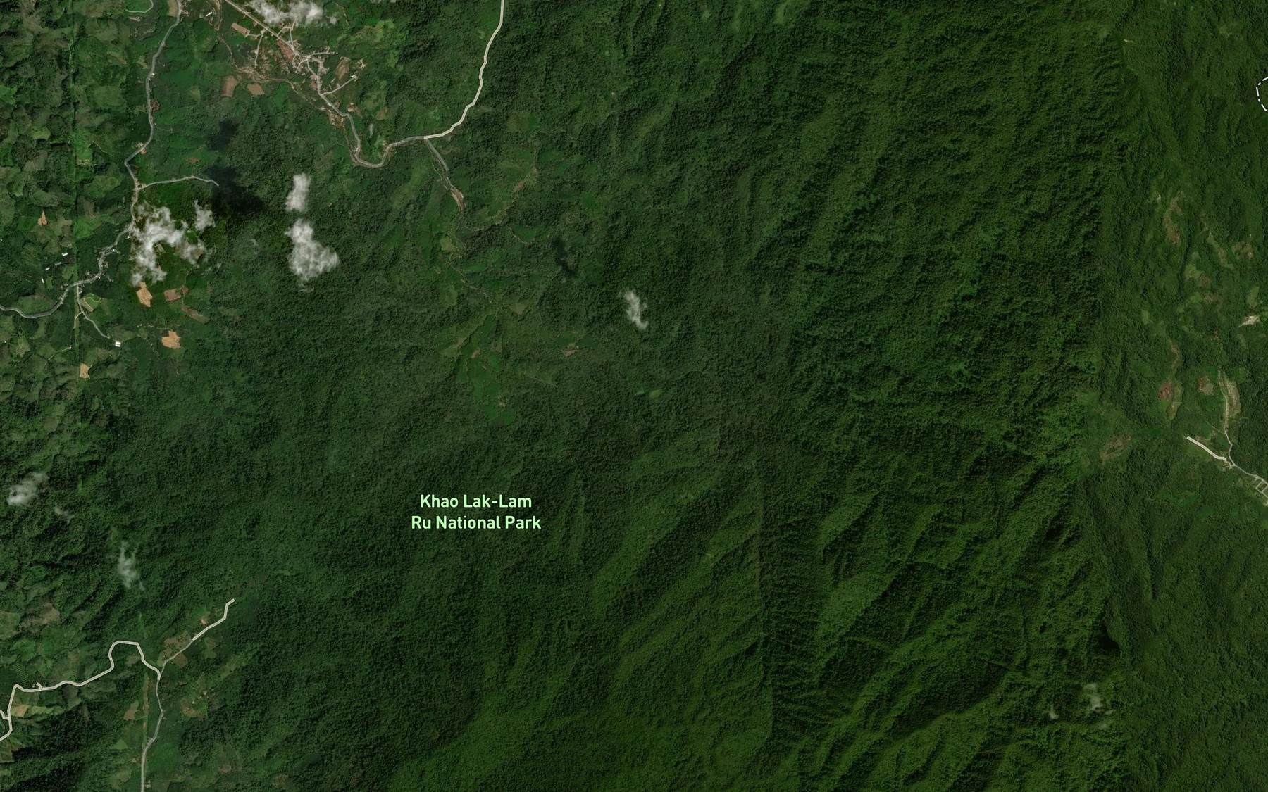 Satellite map of the Nam Tok Hin Lat