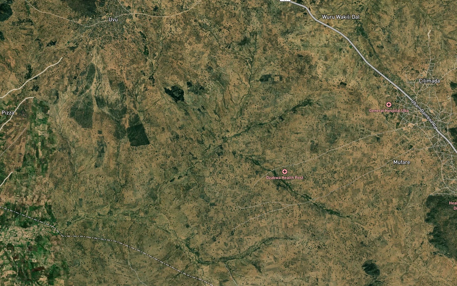 Satellite map of the Mayel Tsuwa