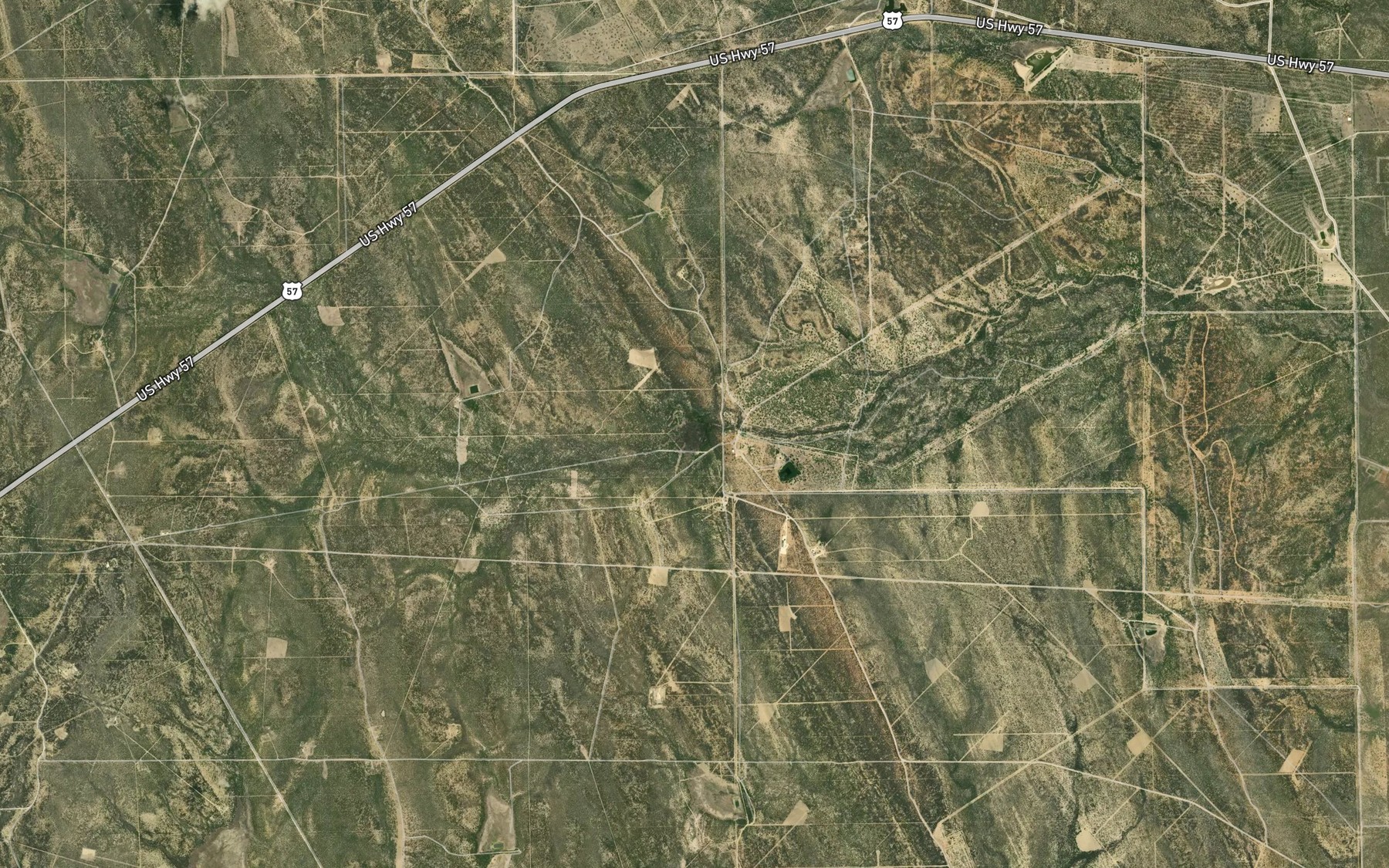Satellite map of the Chilipitin Lake
