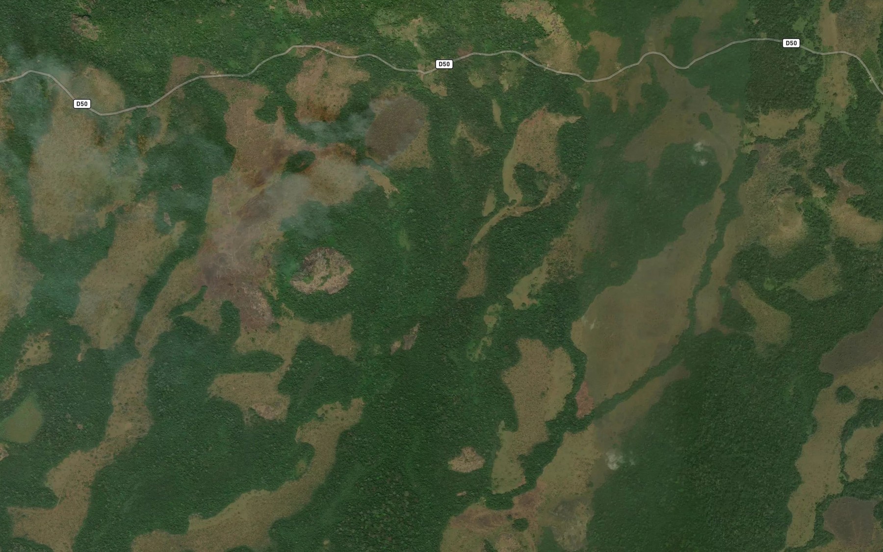 Satellite map of the Tehoi