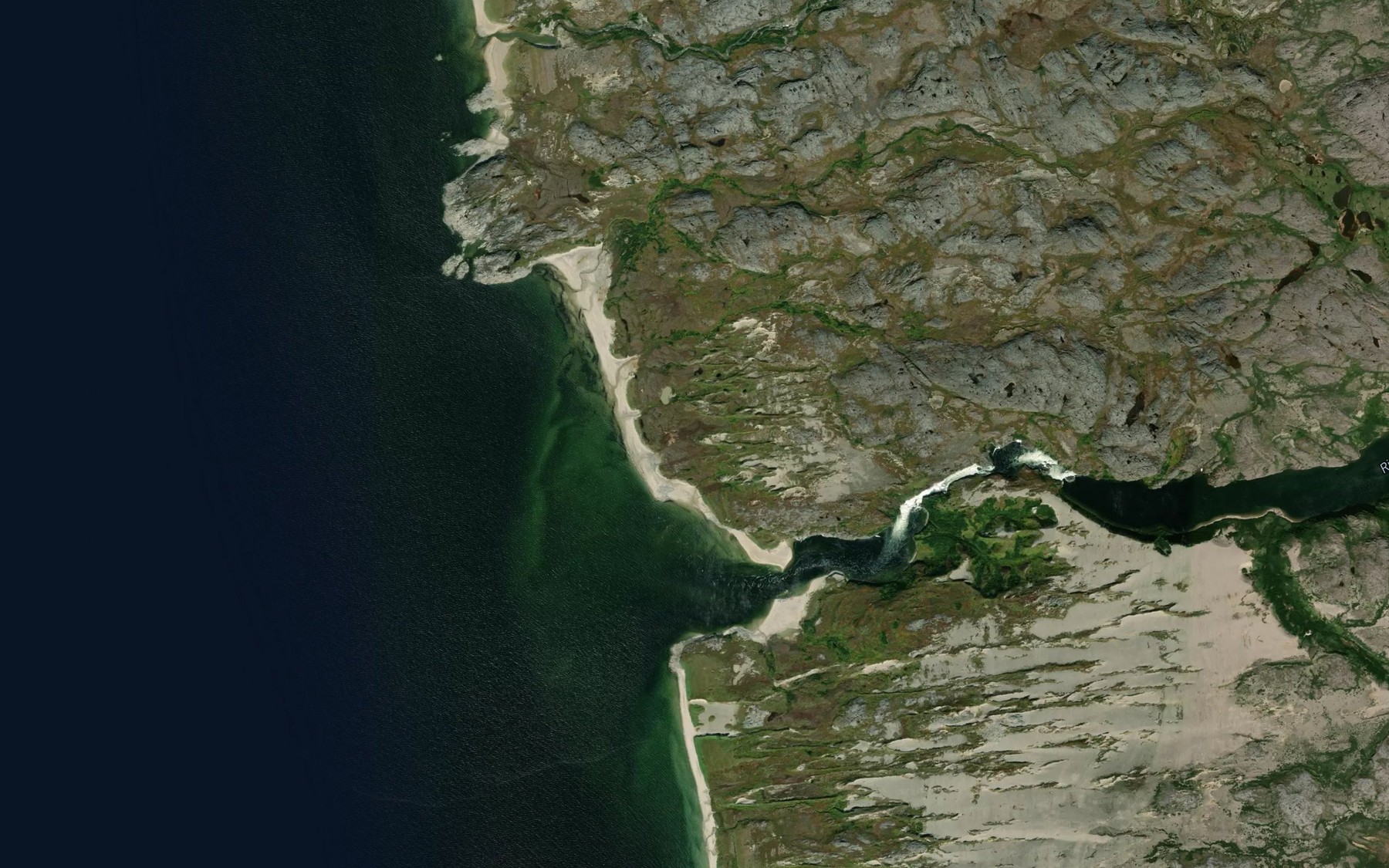 Satellite map of the Ruisseau Isurtuq