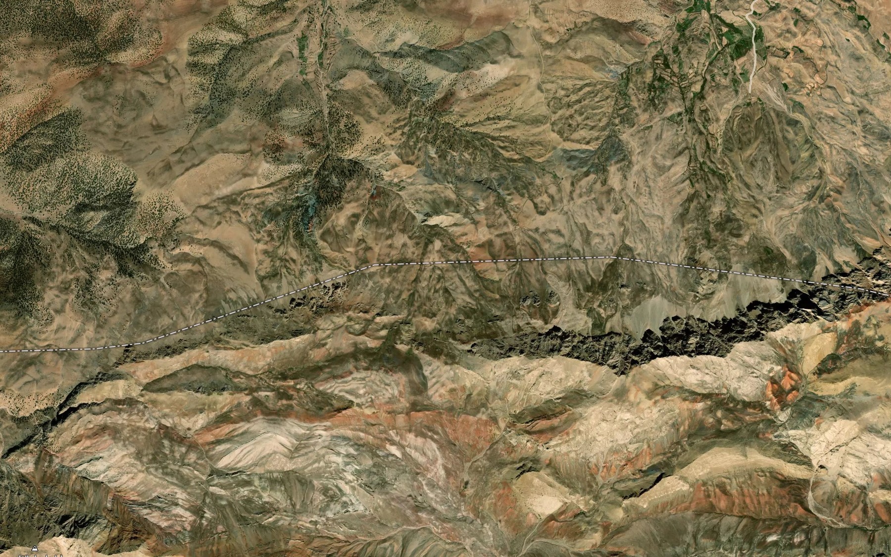 Satellite map of the Cheshmeh-ye Khowsh Amad