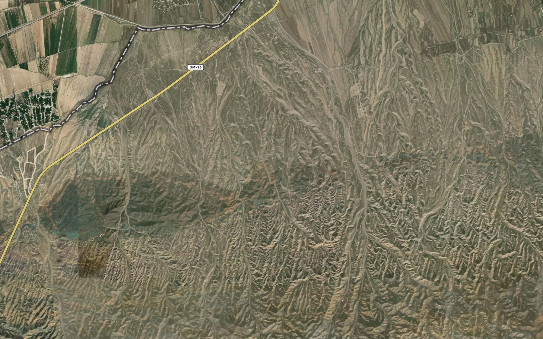 Satellite map of the Rodnik Shor-Bulak