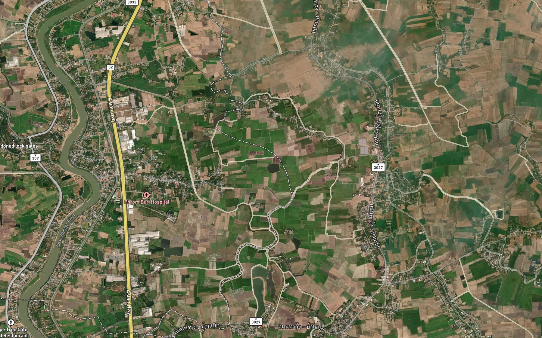 Satellite map of the Nong Kruat