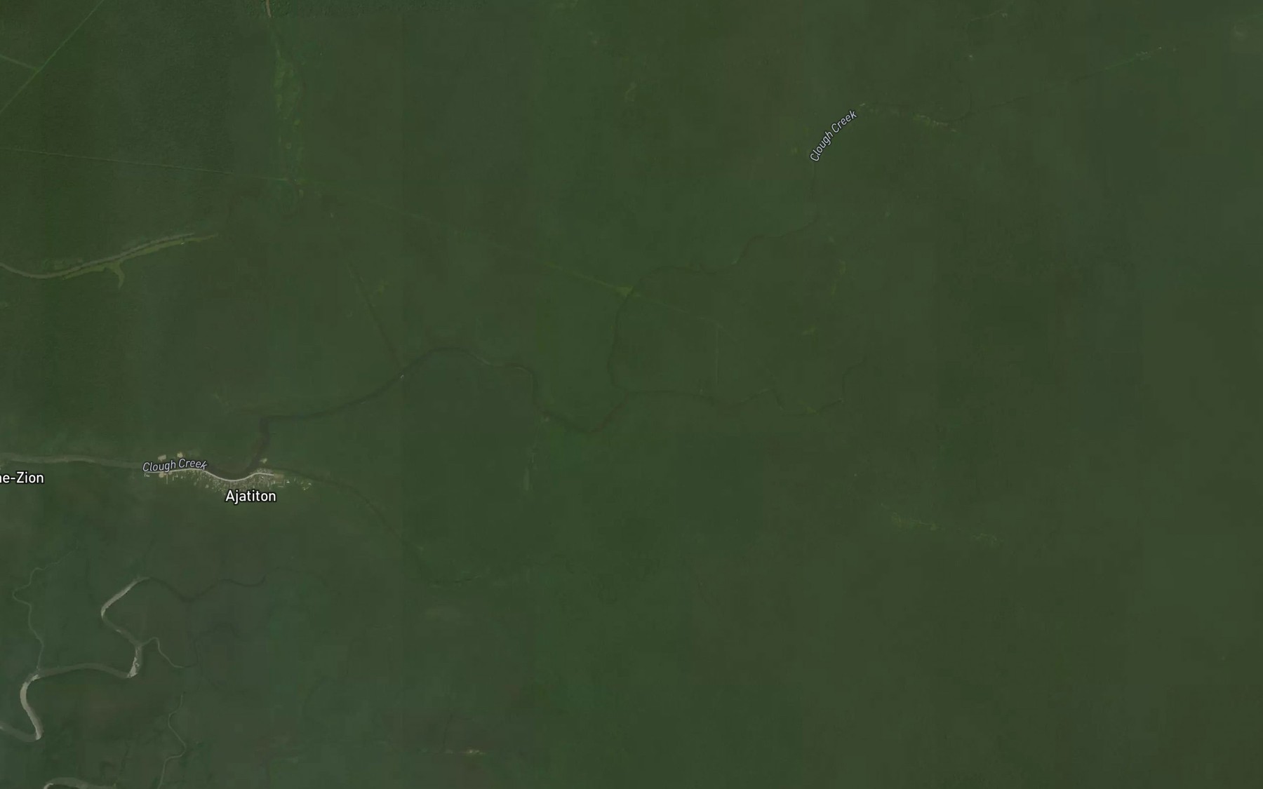 Satellite map of the Azagbene Creek