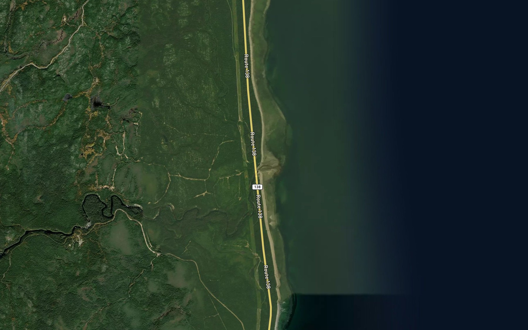 Satellite map of the Ruisseau Long