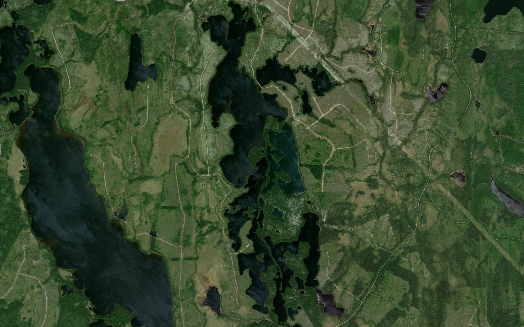Satellite map of the Lac Florimond