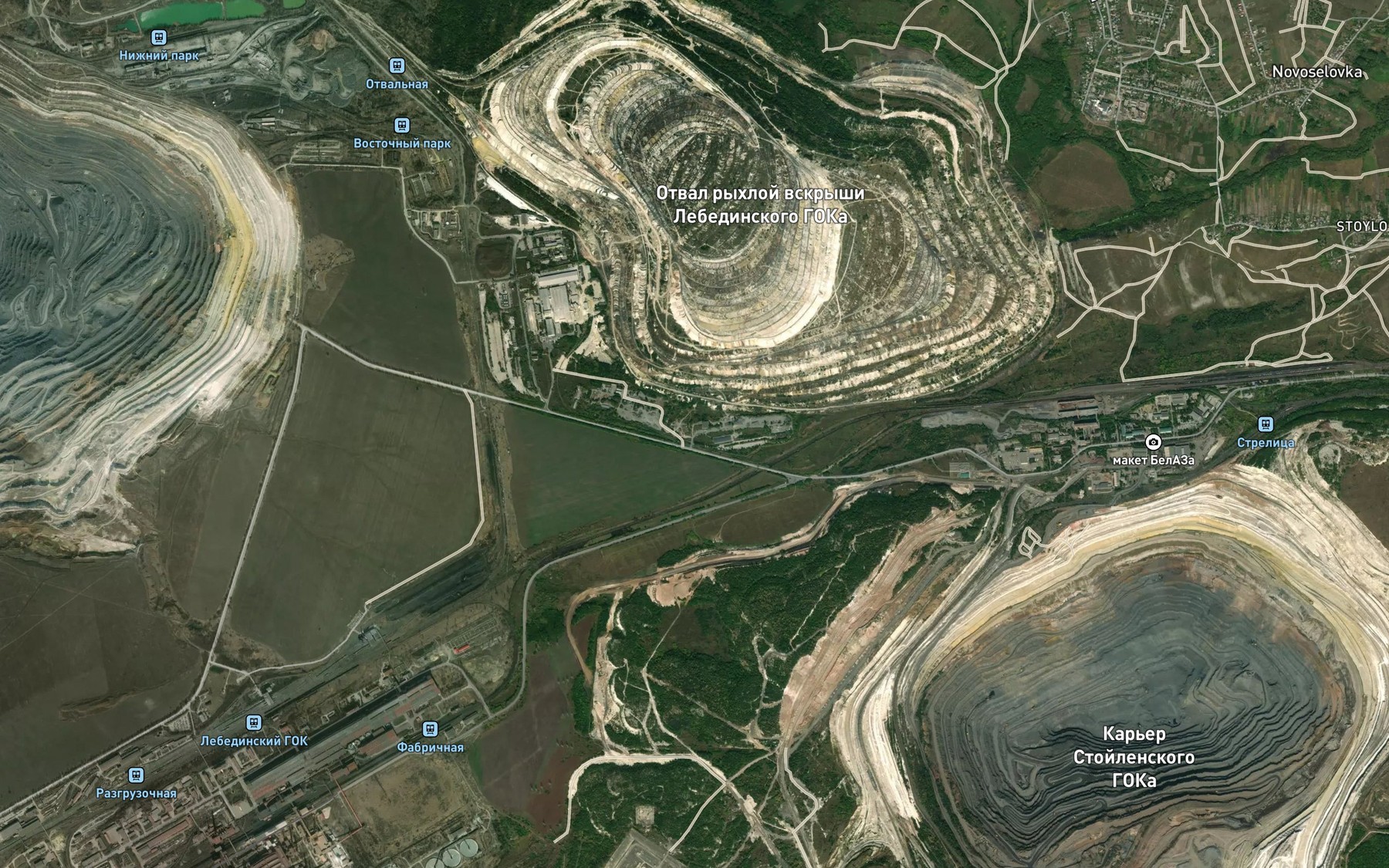 Satellite map of the Ovrag Konoplyanyy