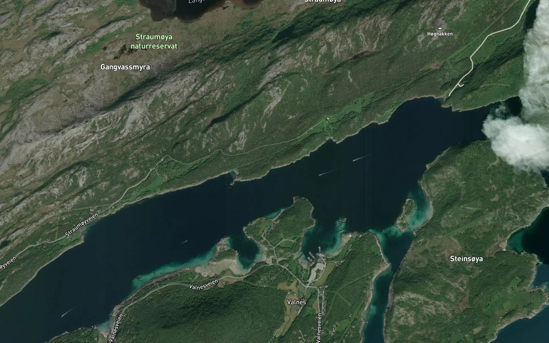 Satellite map of the Tommervik