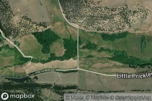 Satellite map of the Marsh Creek