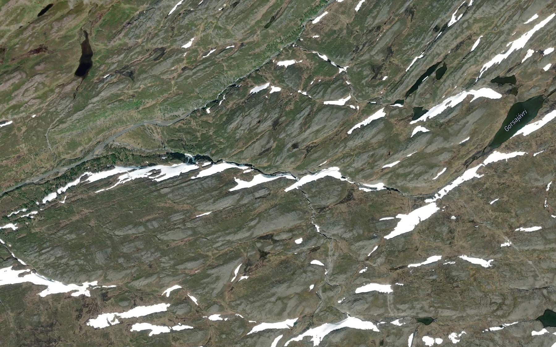 Satellite map of the Siremattejagas