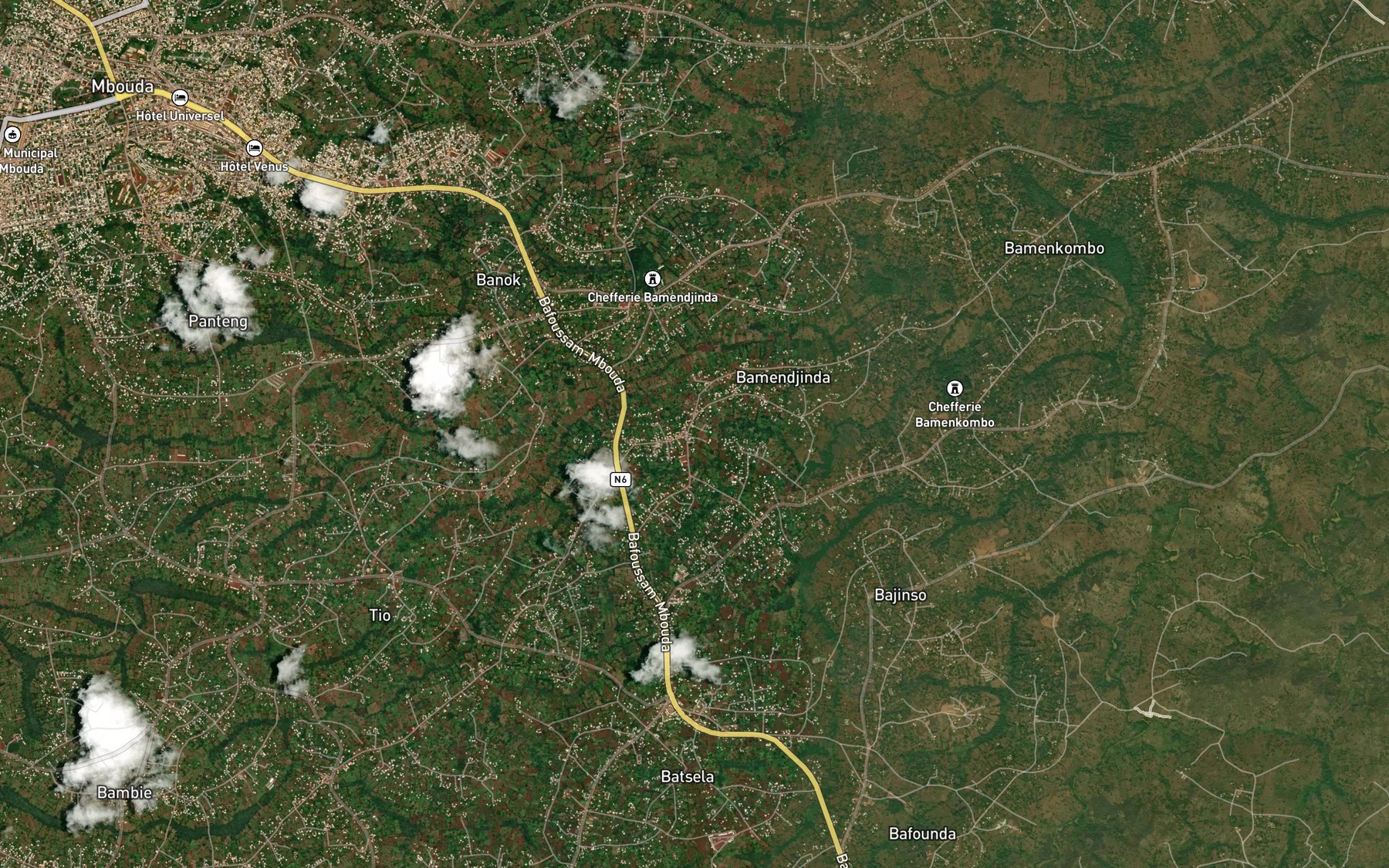 Satellite map of the Mesi