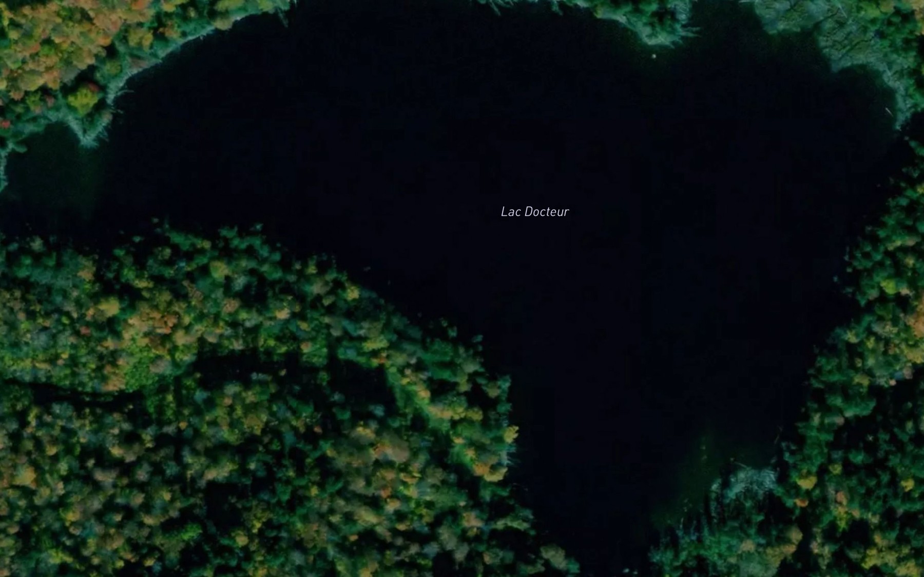 Satellite map of the Lac Docteur