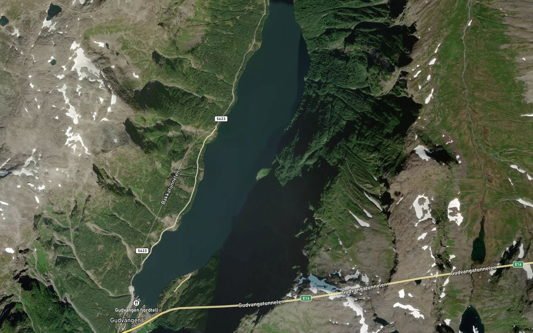 Satellite map of the Telsnesviki