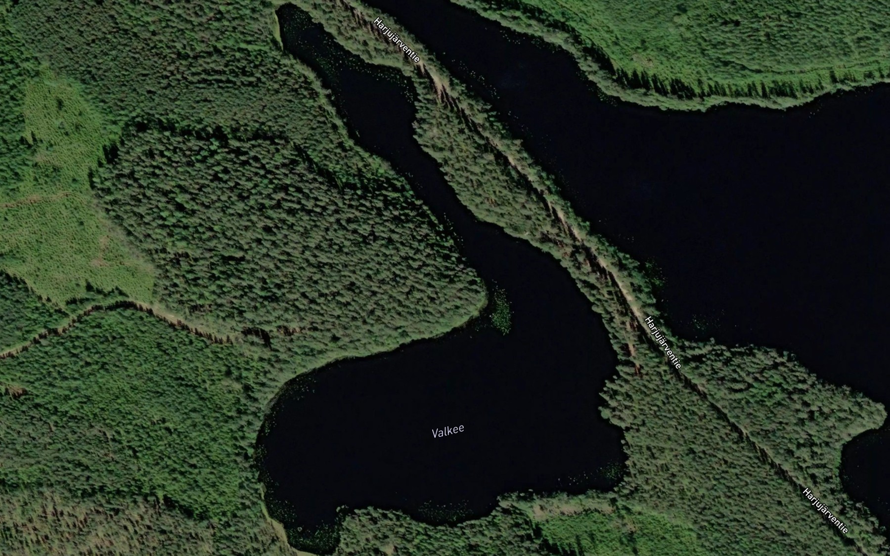 Satellite map of the Valkee