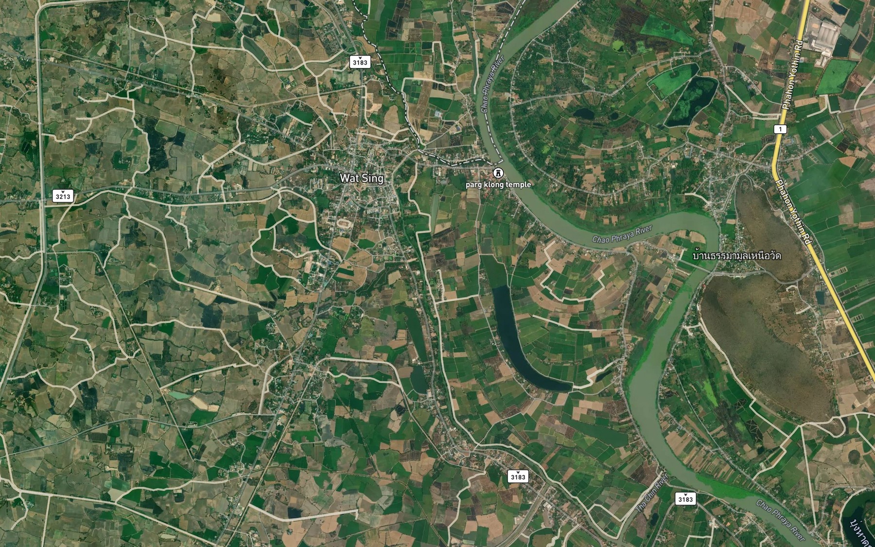 Satellite map of the Huai Sa Khiam