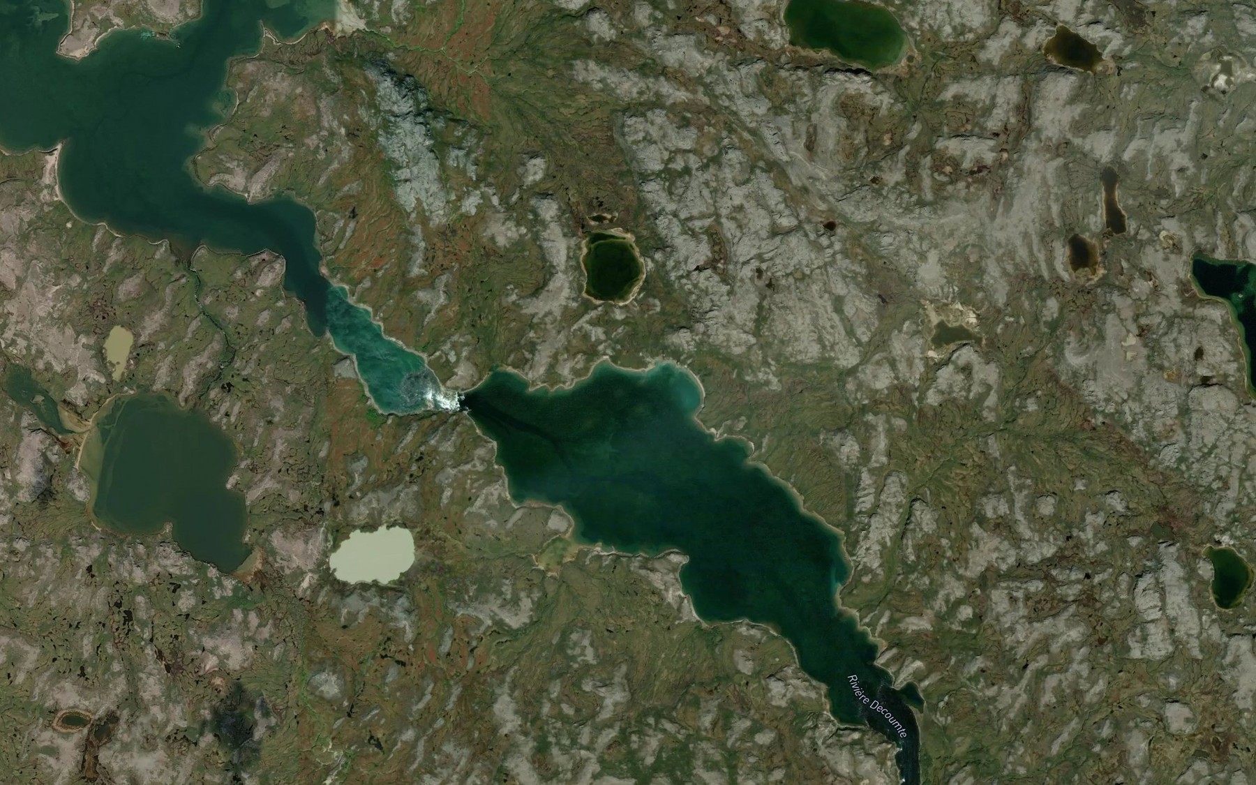 Satellite map of the Rapides Wind