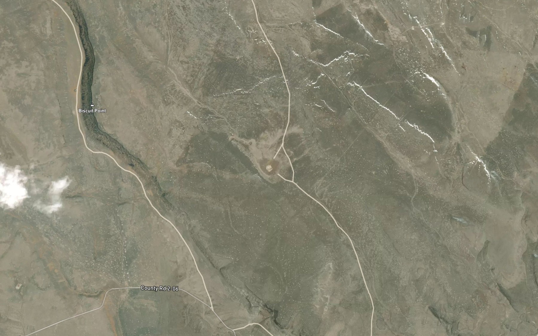 Satellite map of the Button Waterhole