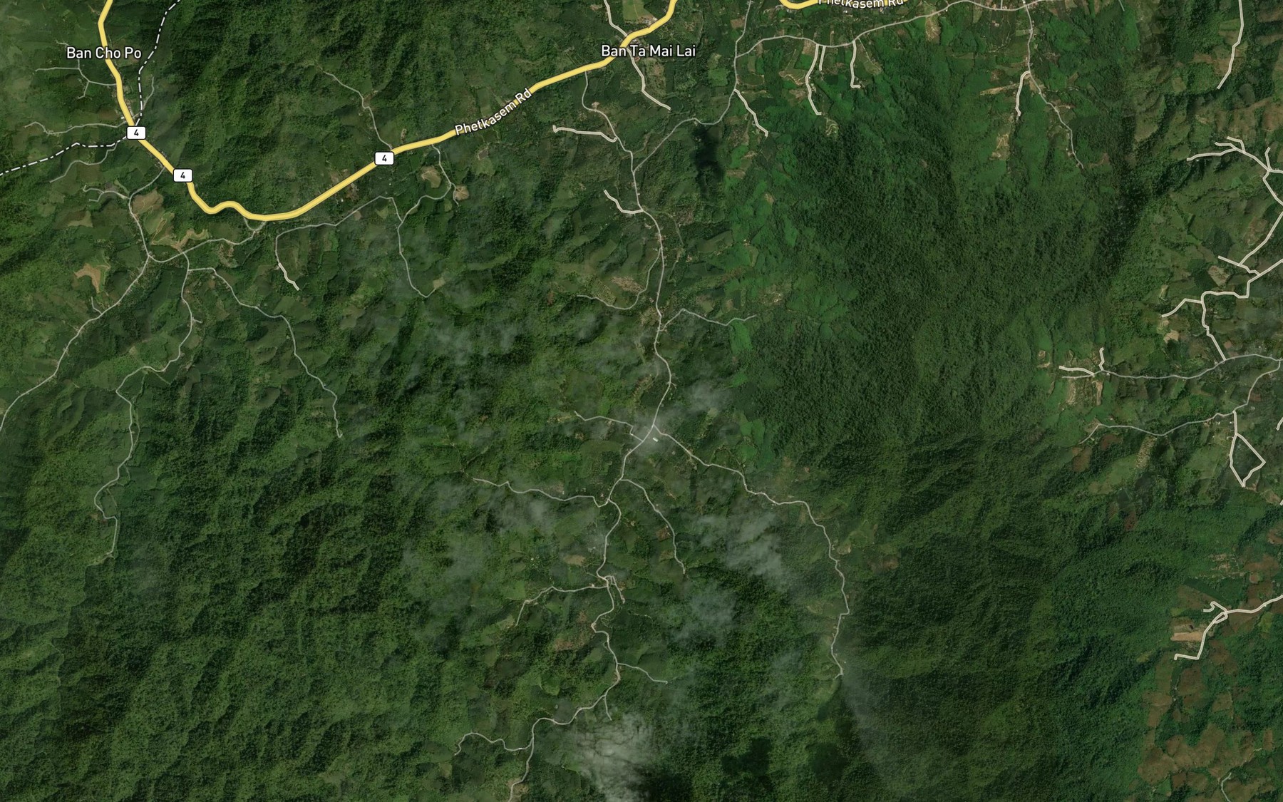 Satellite map of the Khlong Kum