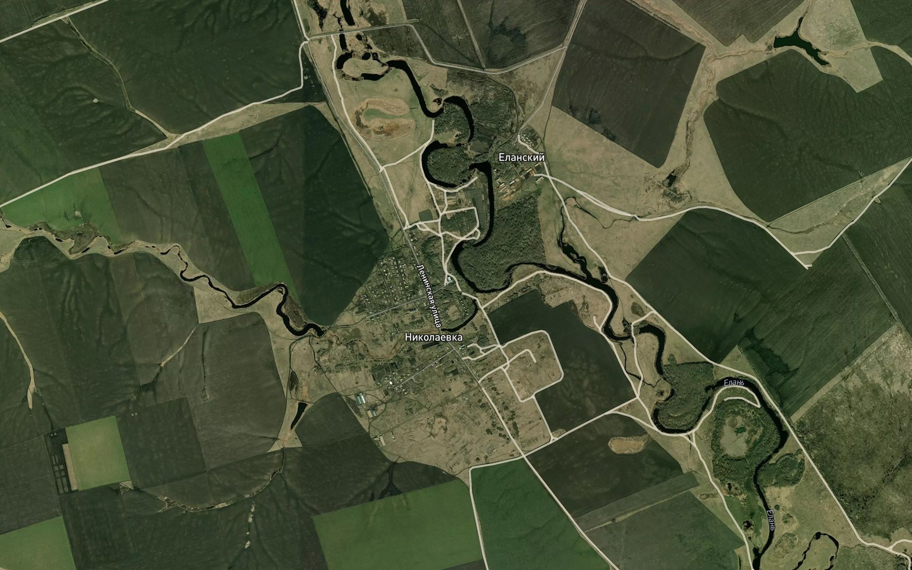 Satellite map of the Gusevka