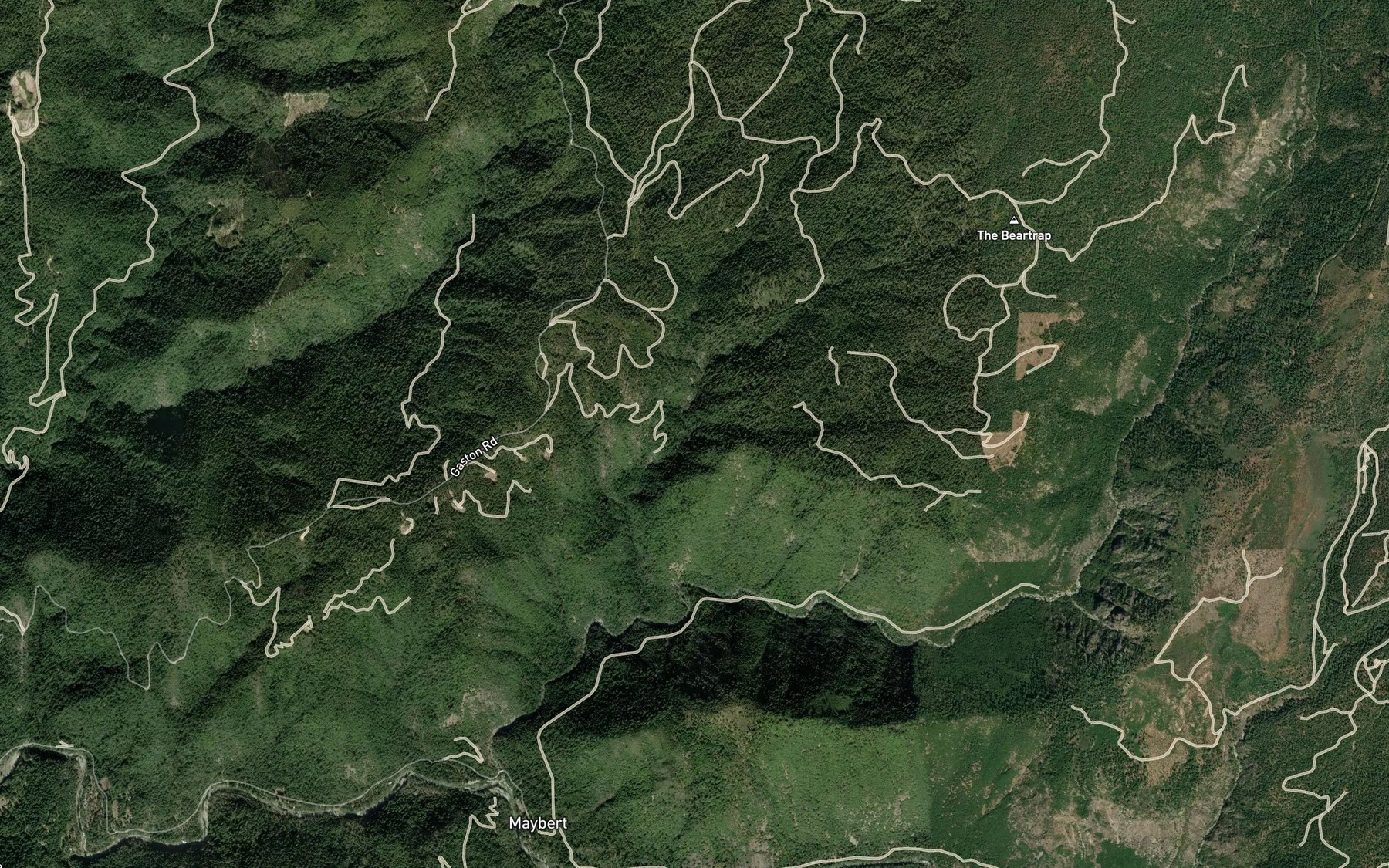 Satellite map of the Baltic Creek
