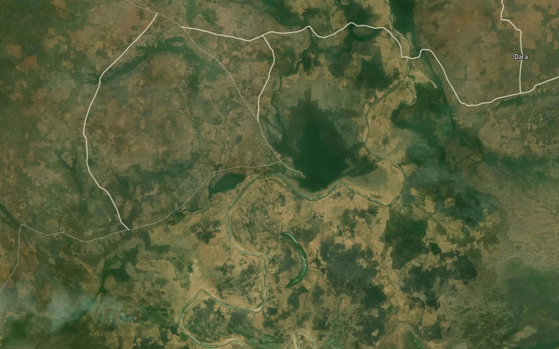 Satellite map of the WankeStream