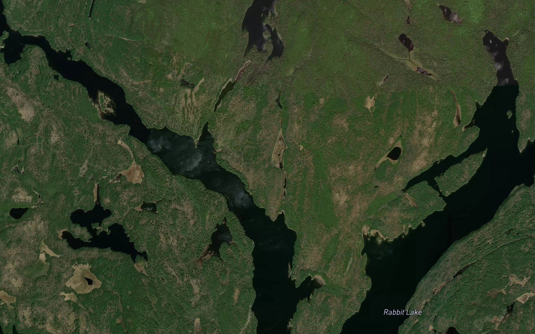 Satellite map of the Northwest Bay