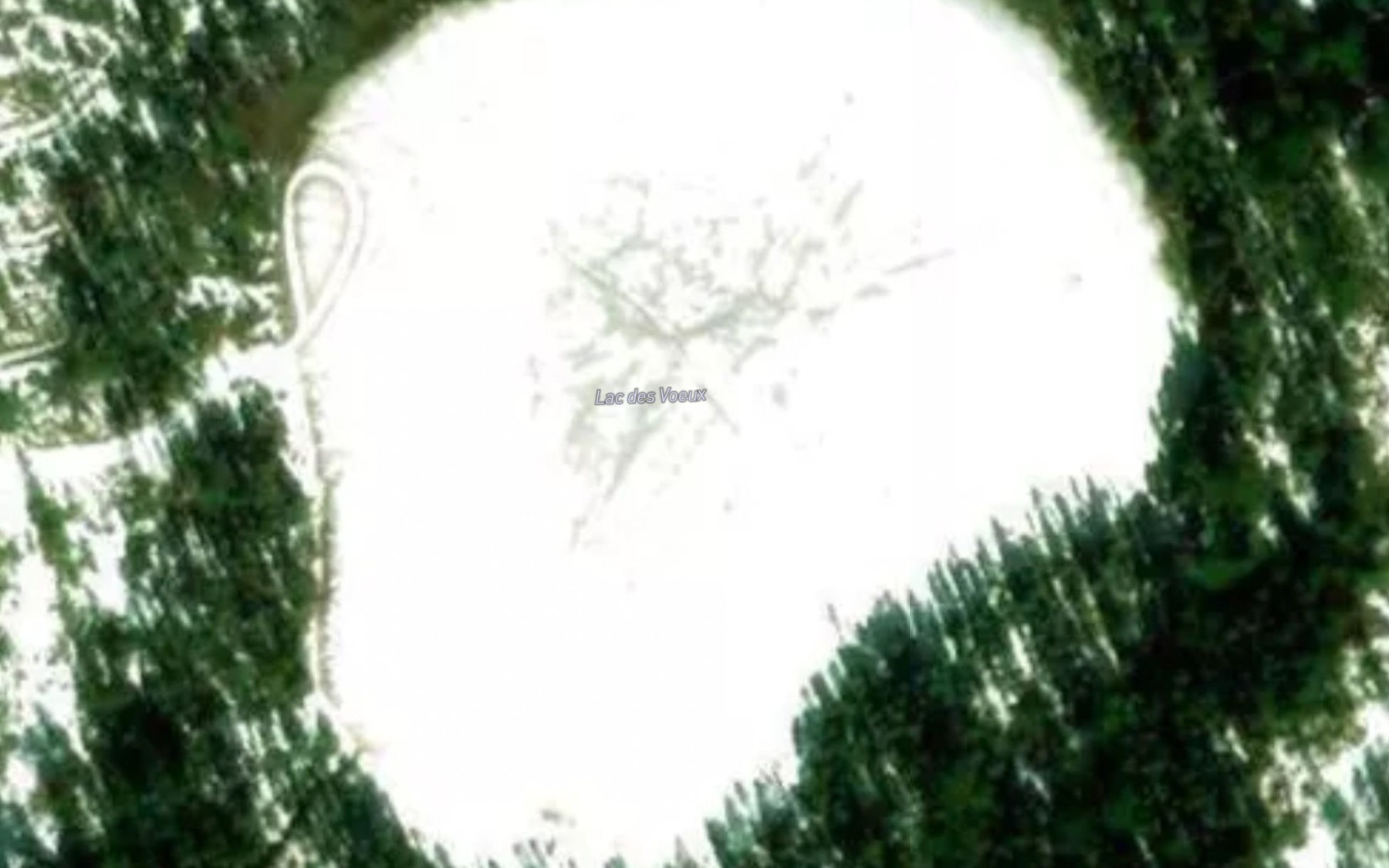 Satellite map of the Lac des Voeux
