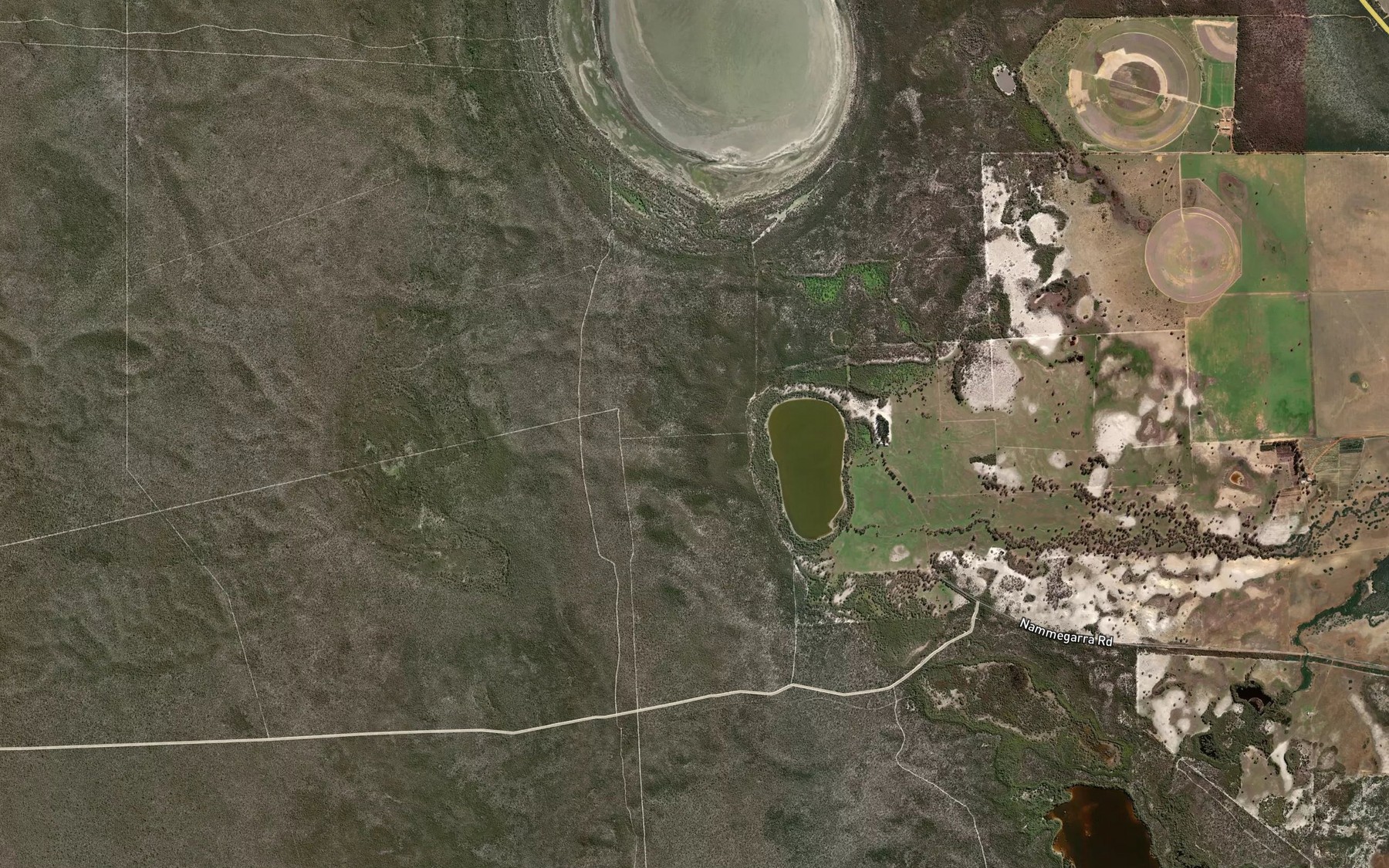 Satellite map of the Lake Namen