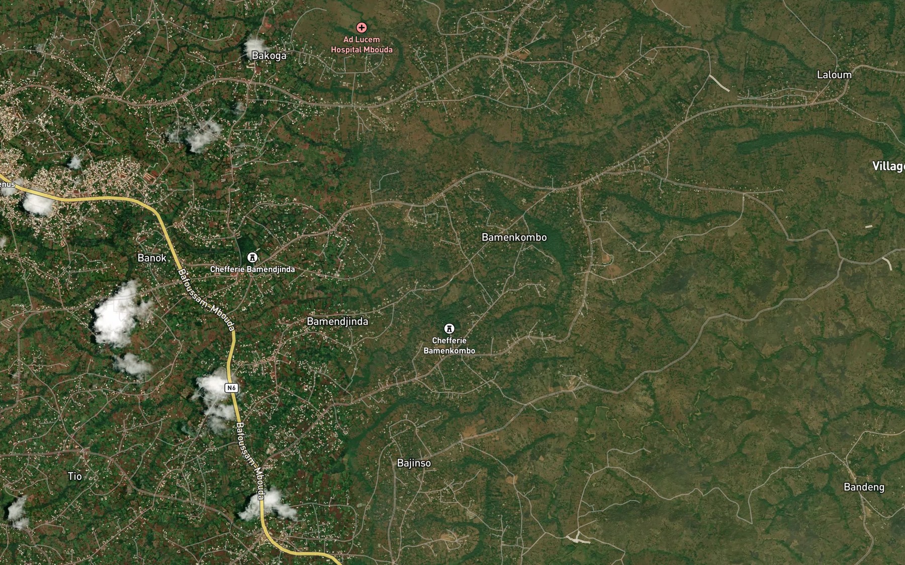 Satellite map of the Ntsouza