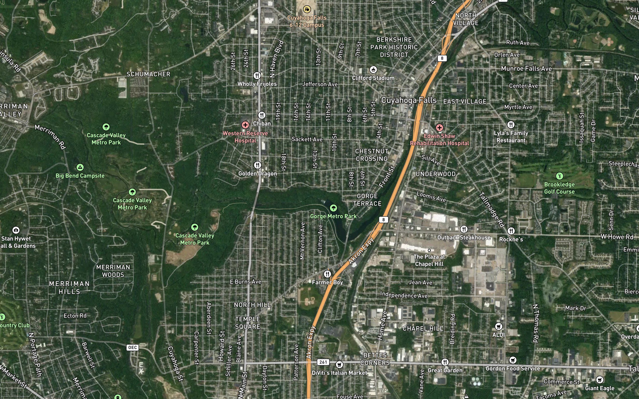 Cuyahoga River Reservoir
