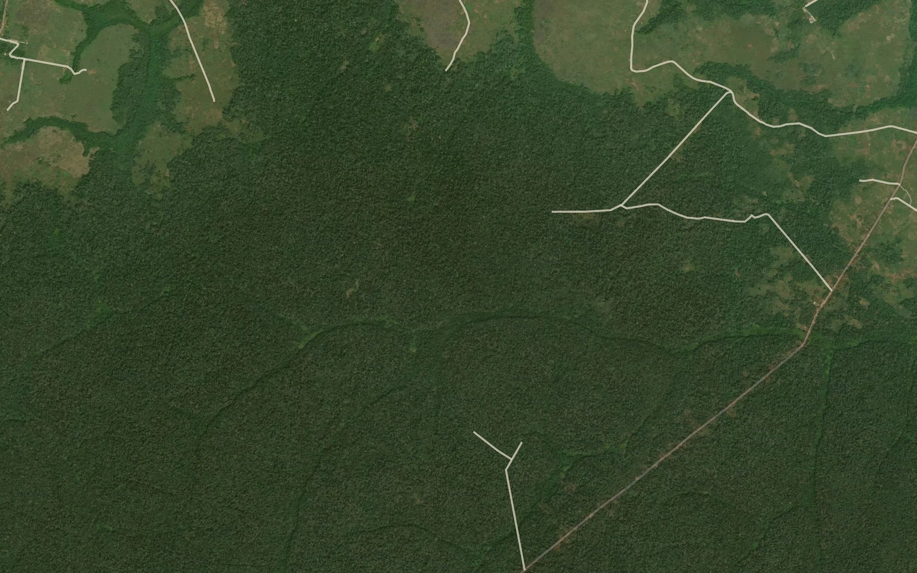 Satellite map of the Munungum