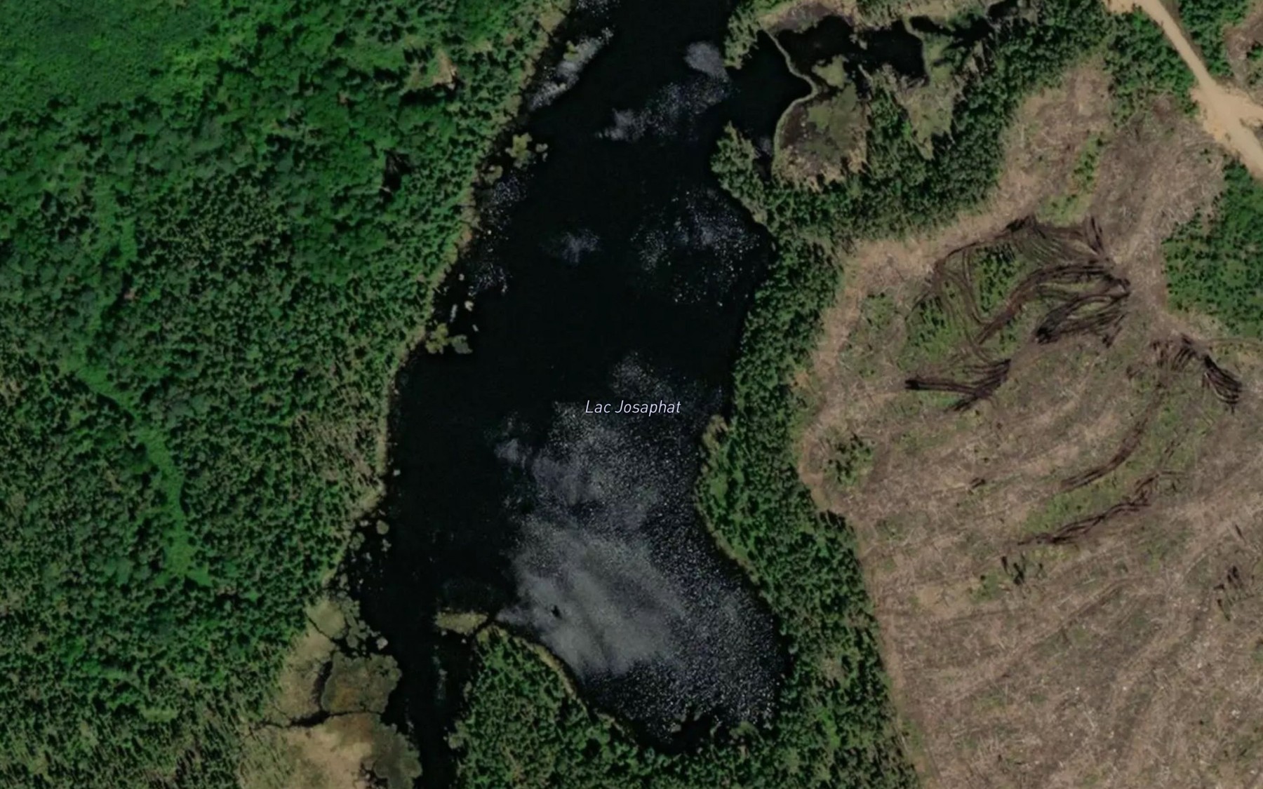 Satellite map of the Lac Josaphat