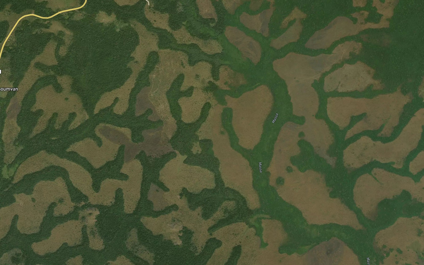 Satellite map of the Mbere