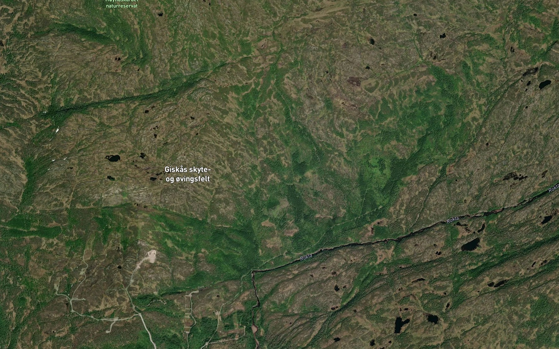 Satellite map of the Ambrobekken