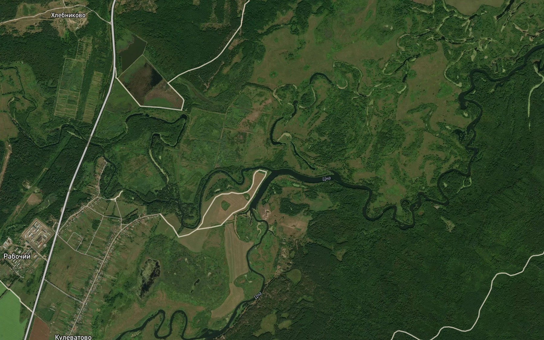 Satellite map of the Chelnovaya