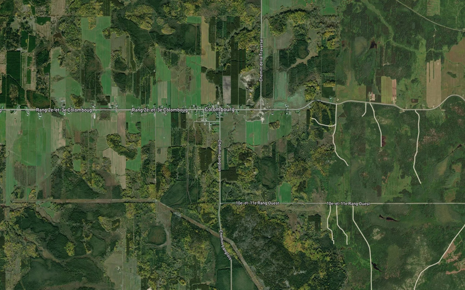Satellite map of the Cours d'eau Gagne