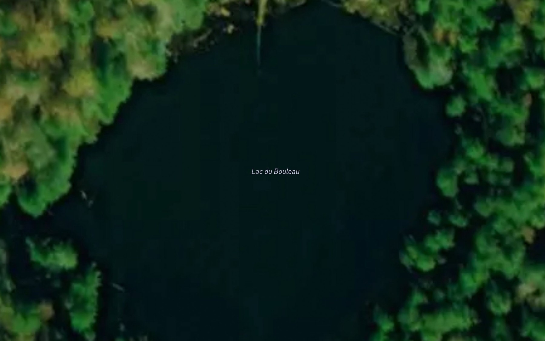Satellite map of the Lac du Bouleau