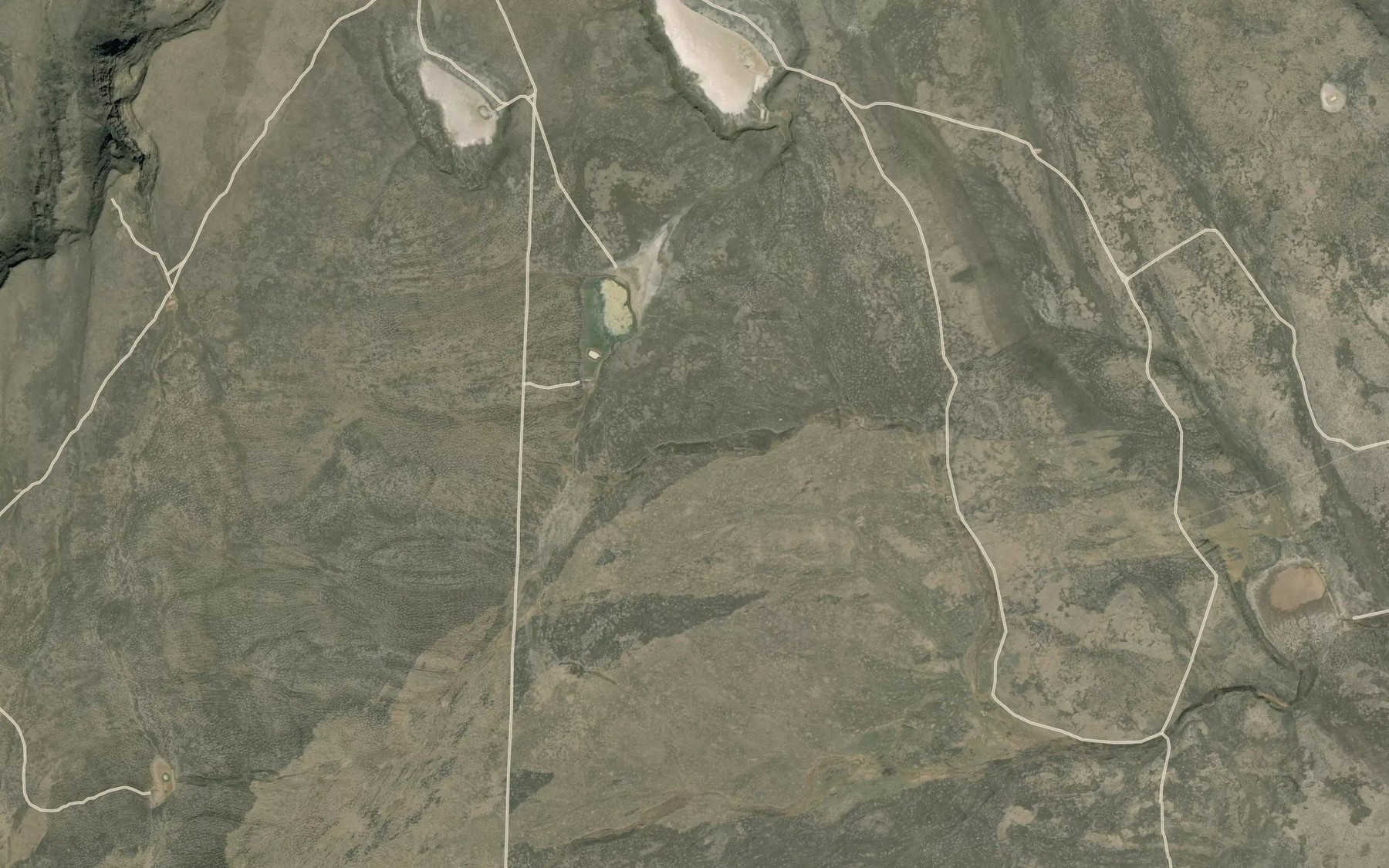 Satellite map of the Feather Bed Lake Waterhole