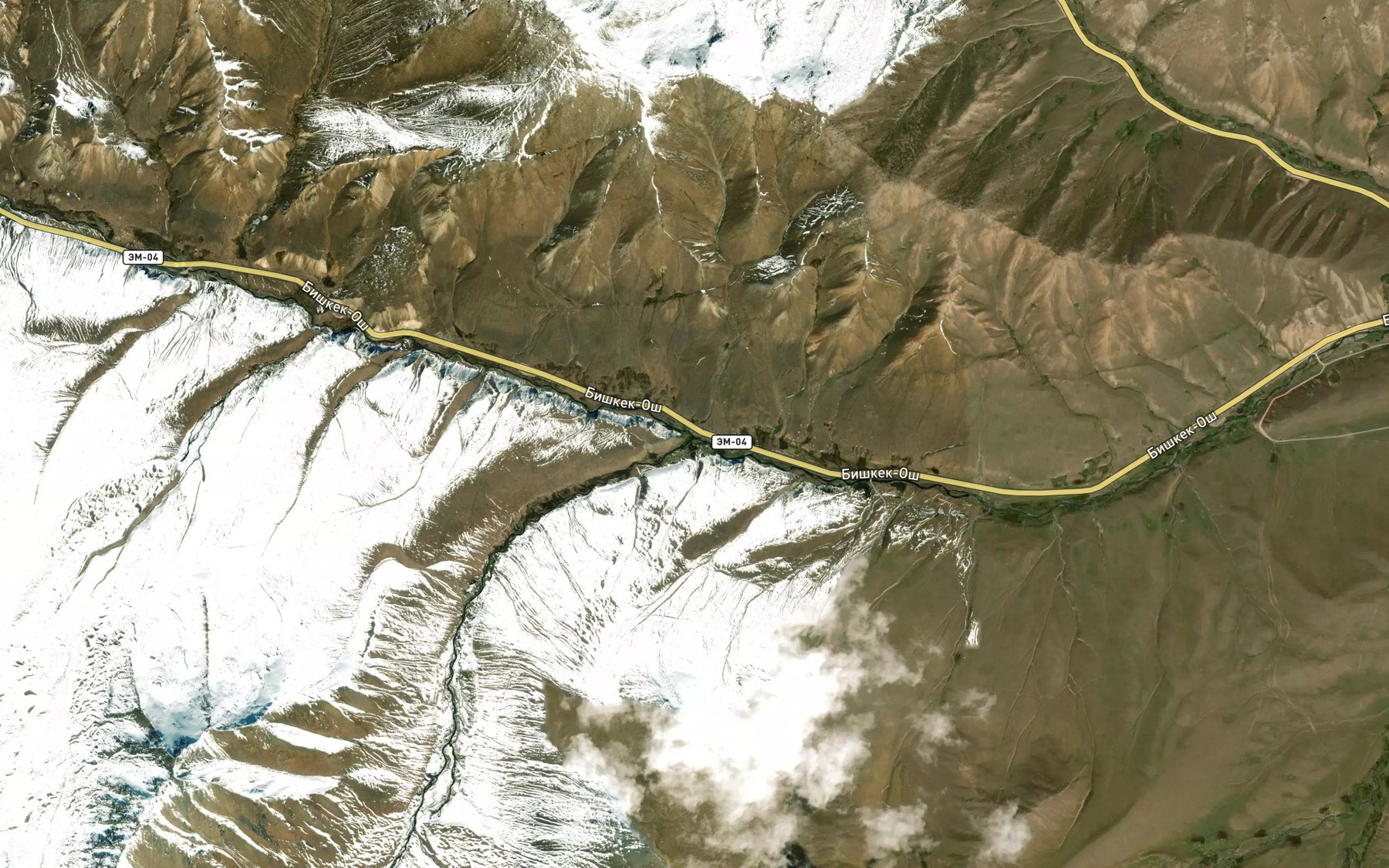 Satellite map of the Dzhaysang Pervyy