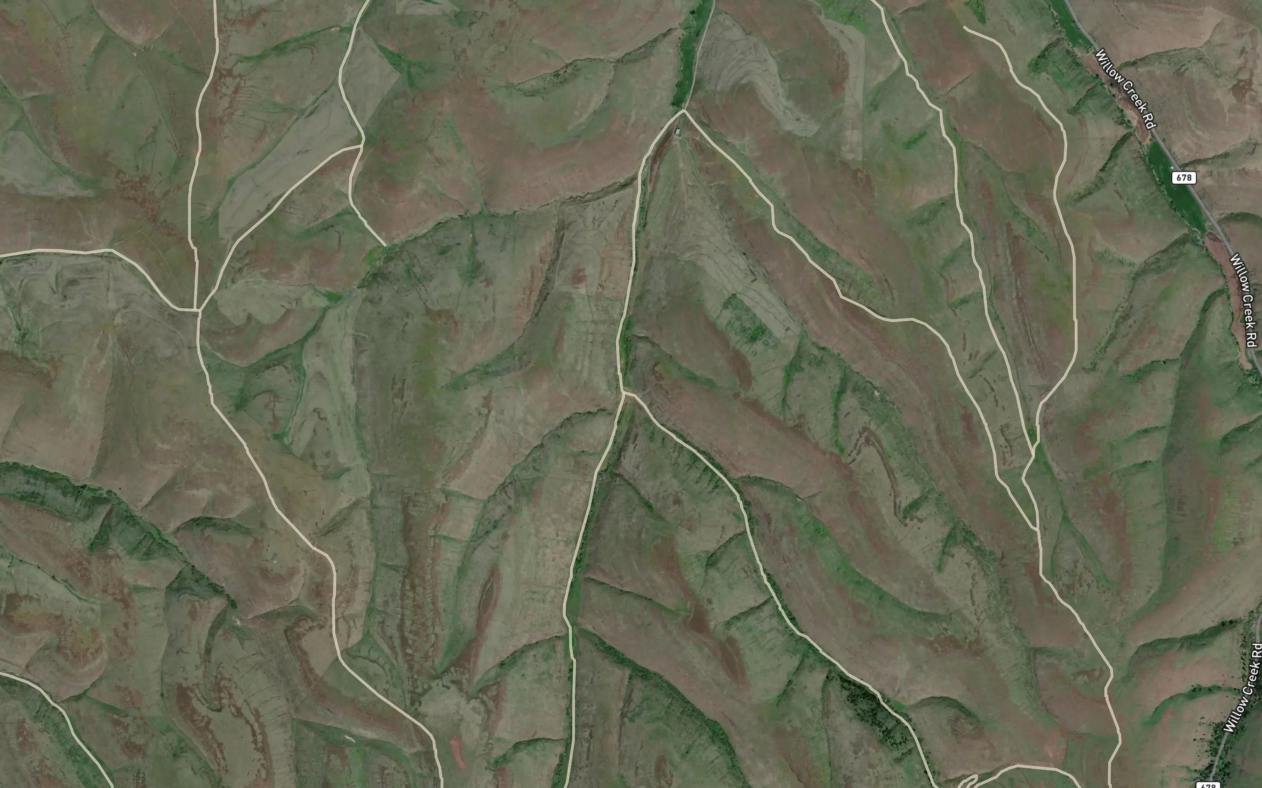 Satellite map of the Morse Creek