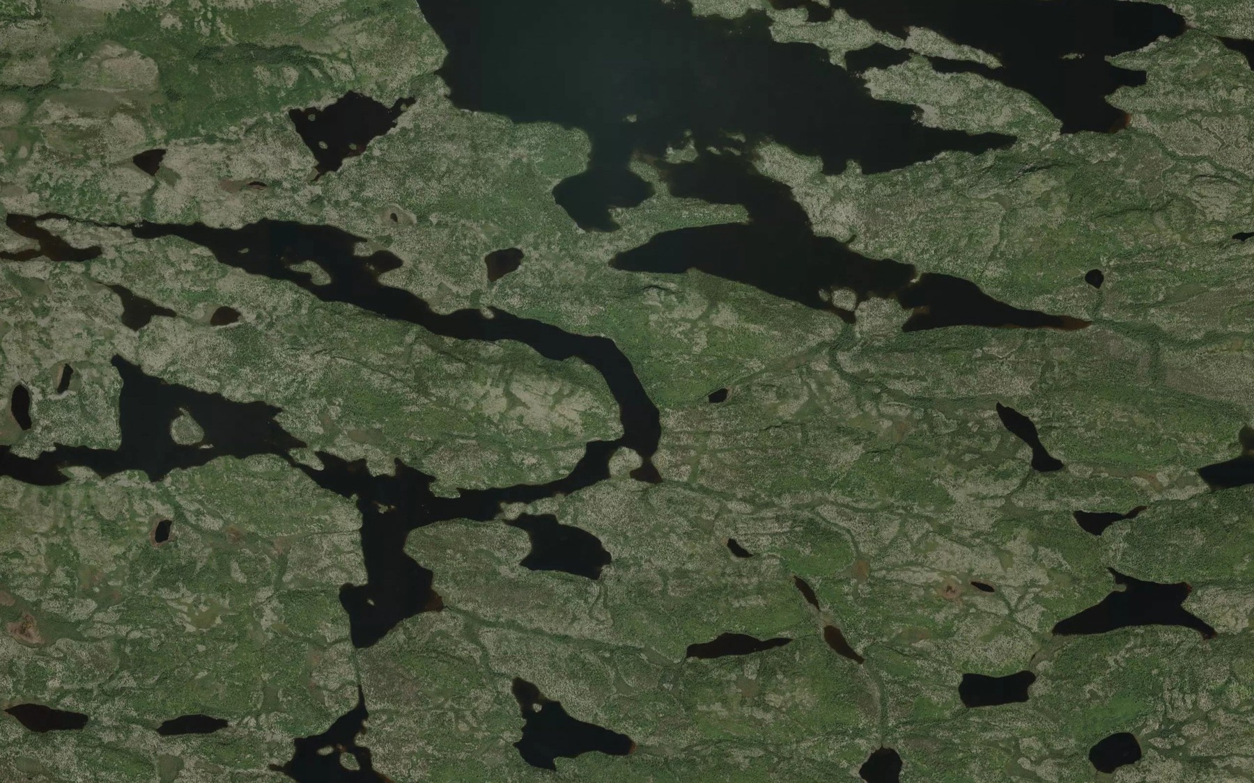 Satellite map of the Lac Katatipisikakamaw