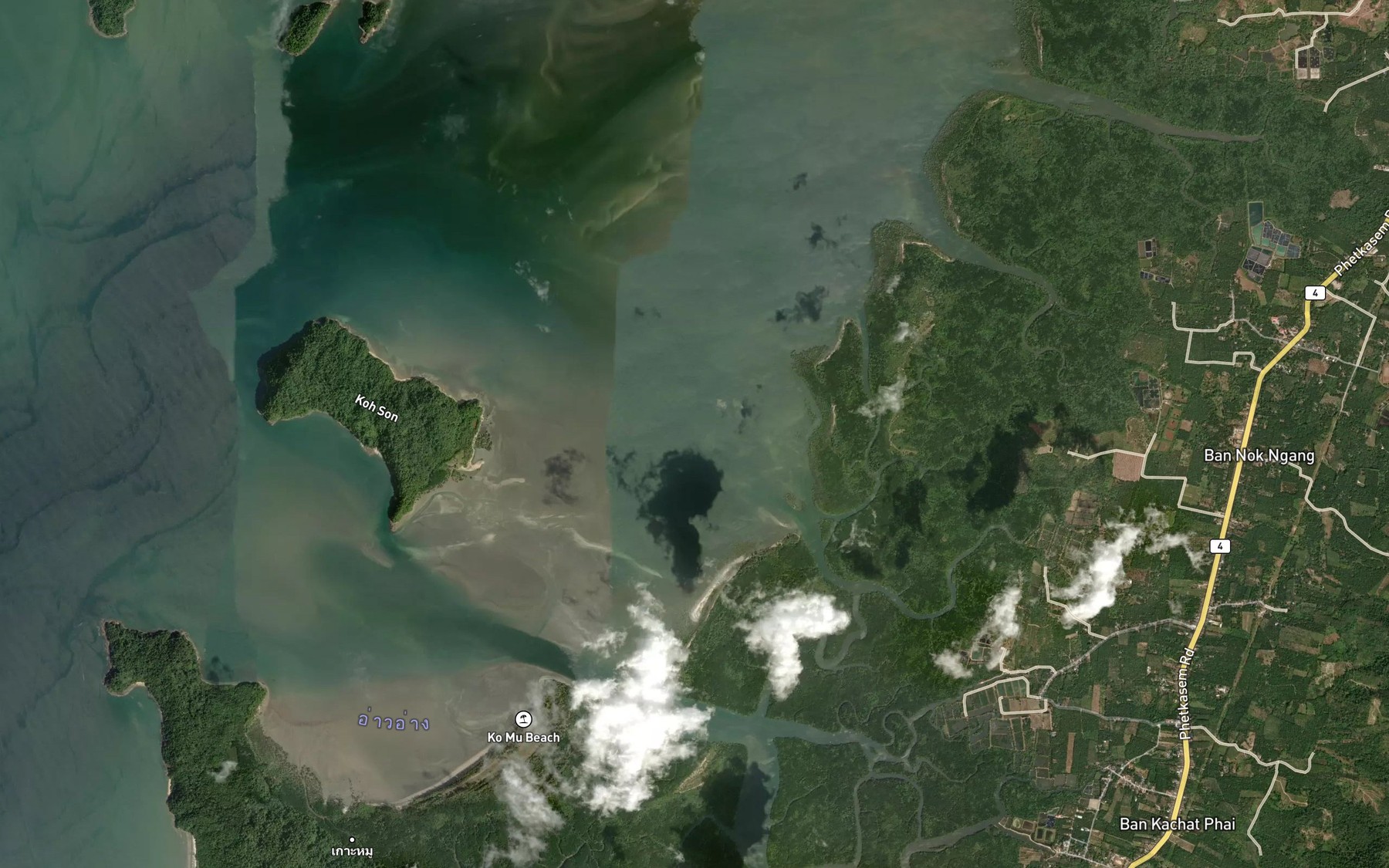 Satellite map of the Ao Son