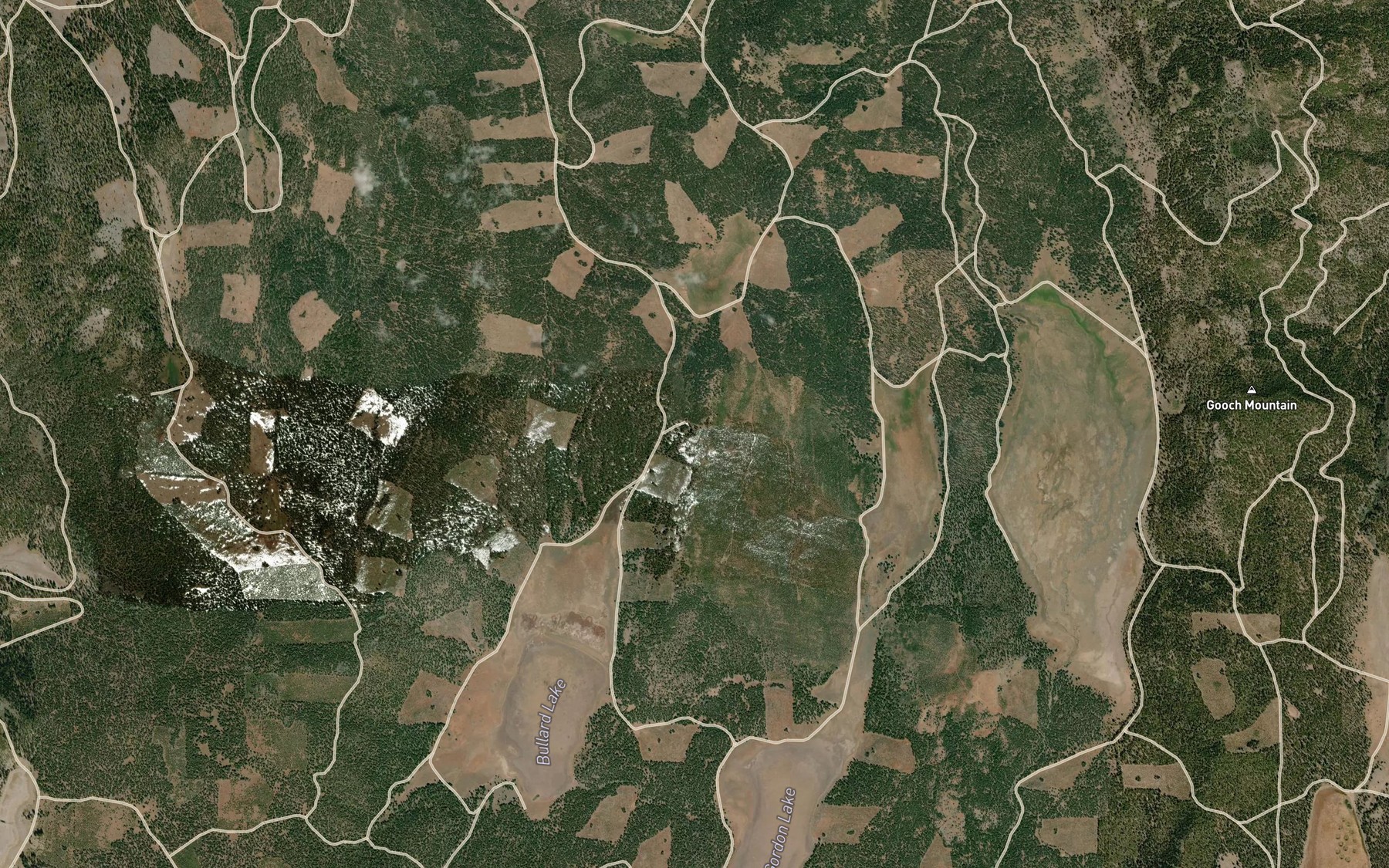Satellite map of the Dairy Spring