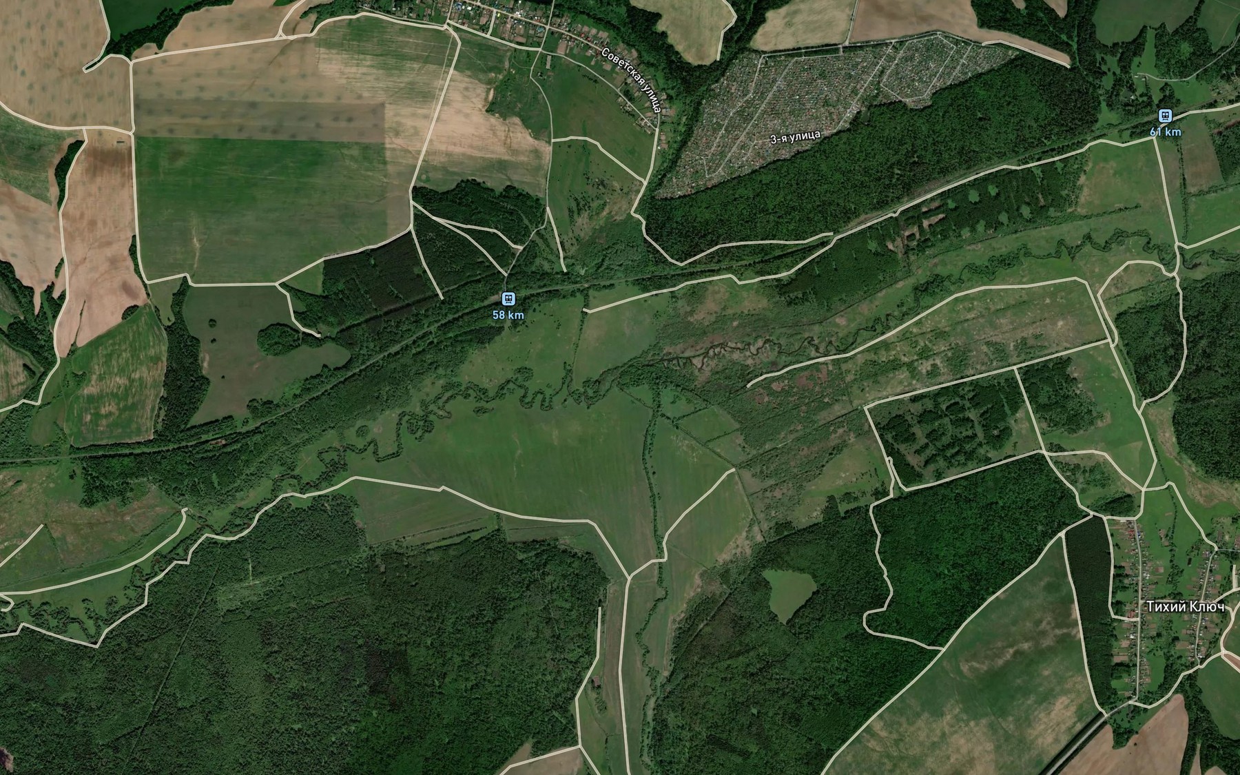 Satellite map of the Russkaya Kazmaska