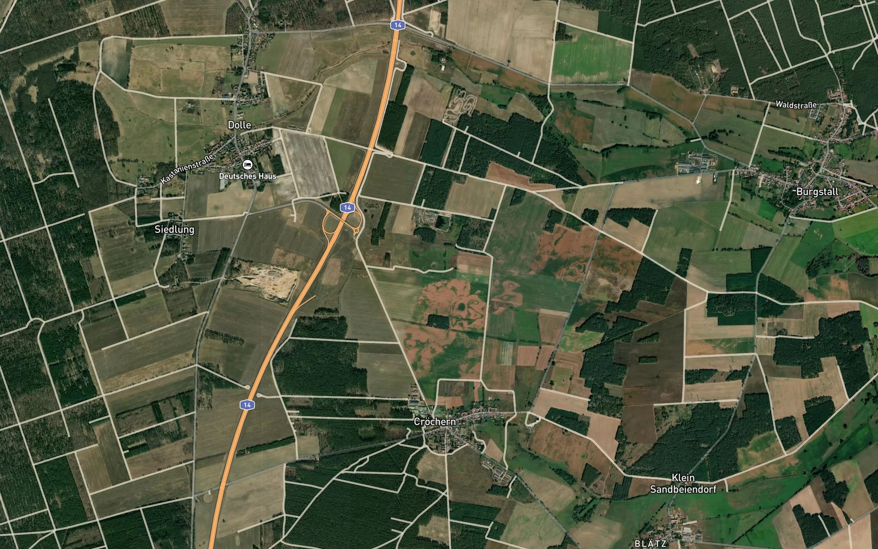Satellite map of the Karpfenkuhle